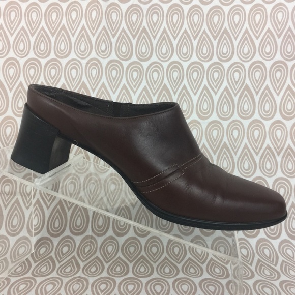 Munro Shoes Munro American Womens Brown Mules Size 8 Ss